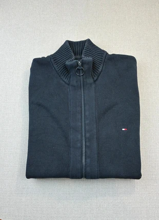 Pull gilet full zip Tommy hilfiger bleu / XL col camionneur coton piqué sweat jacket, marca: Tommy Hilfiger, estado: Muy bueno, tamaño: XL, 28,00 €, 30,10 € Protección al comprador incluida