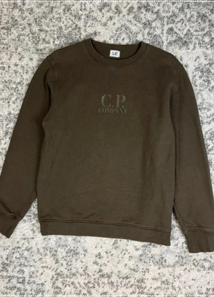 Pull CP Compagny kaki logo central - taille M, brand: C.P. Company, condition: Very good, size: M, €84.00, €88.90 includes Buyer Protection