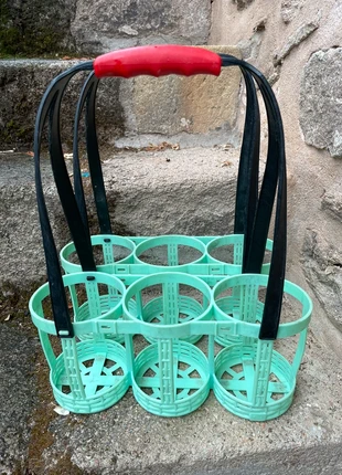 Panier plastique vert rouge vintage, marca: Vintage, estado: Muy bueno, 14,00 €, 15,40 € Protección al comprador Pro incluida
