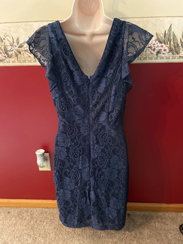 Kensie lined lace dress 2