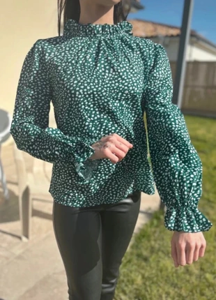 Blouse à pois vintage, brand: Vintage Dressing, condizioni: Nuovo senza cartellino, taglia: S / IT 40 / EU 36, €6.00, €7.00 include la Protezione acquisti