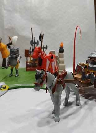 Playmobil Jubileum Compact Set 5168 Riddertoernooi met kanontransport, merk: Playmobil, staat: Goed, maat: Universeel, € 12,50, € 13,83 inclusief Kopersbescherming