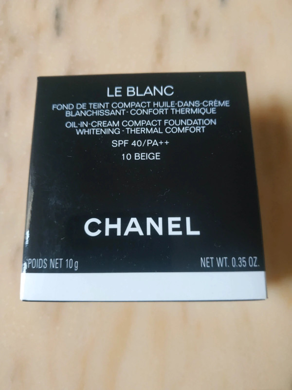 Fond de teint compact huile dans crème Chanel SPF 40 10 beige - Vinted