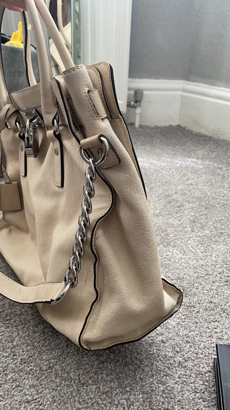 Michael kors cream tote bag hotsell