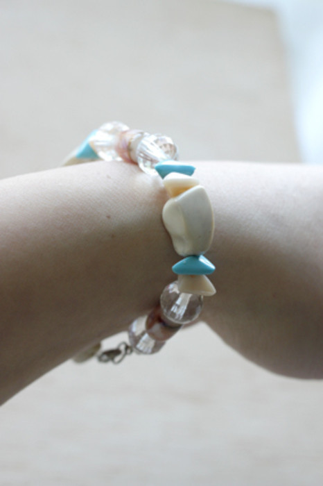 Bracelet perles fantaisistes 2