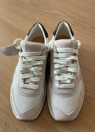 Clark’s trainers cream beige white uk 5 us 7 1/2 leather sneakers, brand: Clarks, condition: New with tags, size: 38.5, €99.00, €104.65 includes Buyer Protection