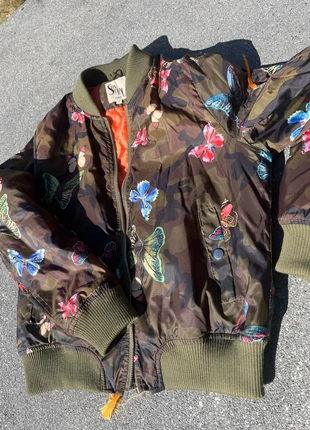 Khaki bomber, marca: Spatial, estado: Muito bom, tamanho: XL / 42 / 14, €10.00, €11.20 inclui Proteção do Comprador