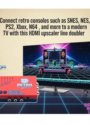 RetroScaler 2x Retro Consoles To HDMI Adapter HDMI-compatible Converter, brand: 64, condition: Very good, £35.00, £37.45 includes Buyer Protection