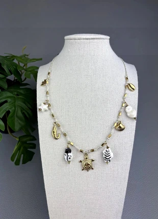 Collier sharms tortue acier inoxydable, marque: sans marque, état: Neuf sans étiquette, 18,50 €, 20,13 € Protection acheteurs (Pro) incluse