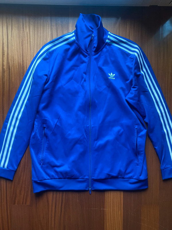 Felpa blu shop adidas