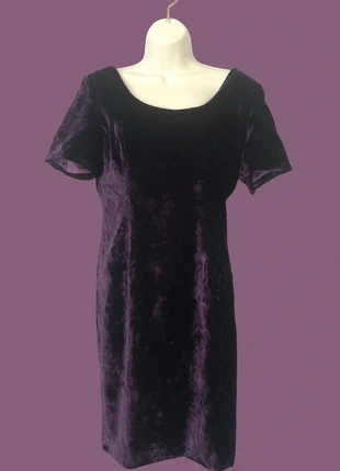 Vestito vintage in velluto Made in Paris, marca: petrovitch & eva Robinson, estado: Muy bueno, tamaño: L / 40 / 12, 14,00 €, 15,40 € Protección al comprador incluida