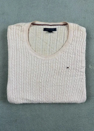 Pull Torsadé Col Rond Rond Tommy Hilfiger Rose Taille XS Femme Logo Brodé Coton Très Bon État #297, brand: Tommy Hilfiger, condition: Very good, size: XS / 34 / 6, €15.99, €17.49 includes Buyer Protection Pro