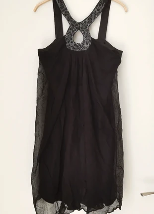 Robe noire avec Bijoux et doublée, marque: Vintage, état: Très bon état, taille: S / 36 / 8, 8,00 €, 9,10 € Protection acheteurs incluse