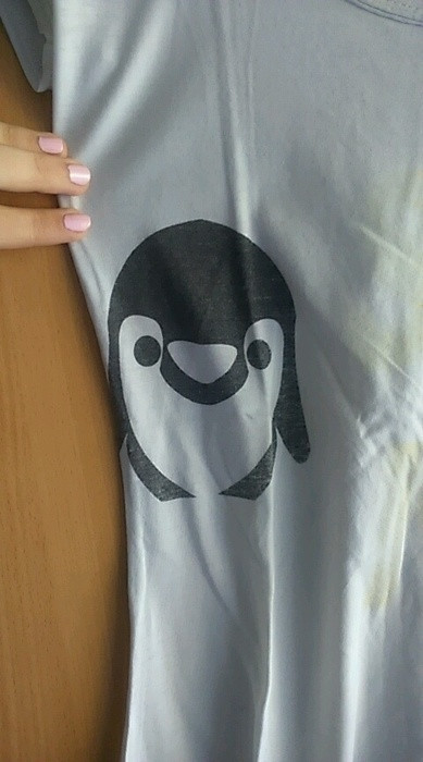T shirt blanc pingouin 2