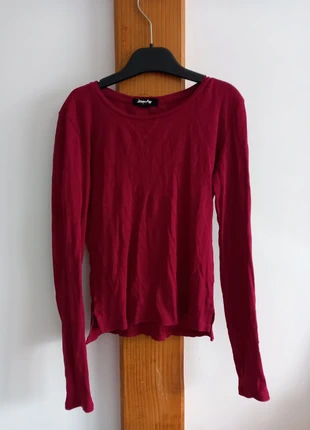 Pull manches longues bordeaux, brand: Jennyfer, condition: Very good, size: XS, €4.00, €4.90 includes Buyer Protection
