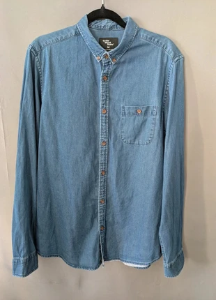 Chemise en jean légère Cedar Wood State M – 100 % coton, style unisexe, marque: Cedar Wood State, état: Très bon état, taille: M / 38 / 10, 12,00 €, 13,30 € Protection acheteurs (Pro) incluse