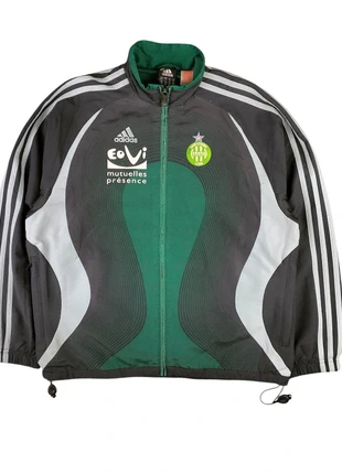 Adidas veste de football AS Saint-Étienne vintage 2005 vert et gris taille 152 cm (12 ans), marque: adidas, état: Très bon état, taille: 12 ans / 152 cm, 25,00 €, 26,95 € Protection acheteurs (Pro) incluse