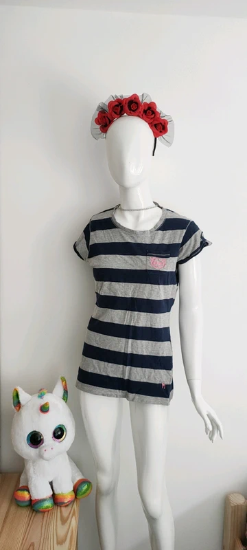 T shirt a rayures Lee Cooper, taille L/40