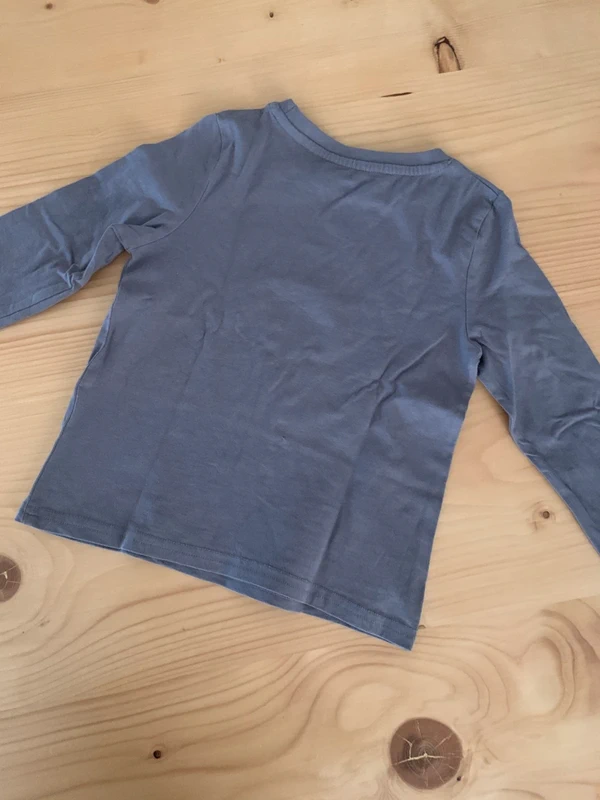 T-shirt manches longues gris garçon 4 ans- kiabi - photo numéro 2