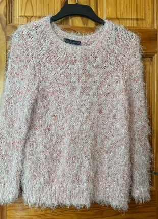 M&S Collection Pink Mix Eyelash Knit Jumper UK14 – Cosy Fuzzy Sweater, brand: M&S Collection, condition: Very good, size: XL / 42 / 14, €12.00, €13.30 includes Buyer Protection
