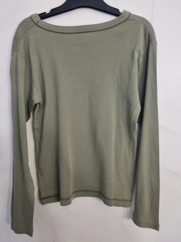 T-shirt à manches longues garçon - Taille 12 ans - Petit Bateau - Vert - photo numéro 4