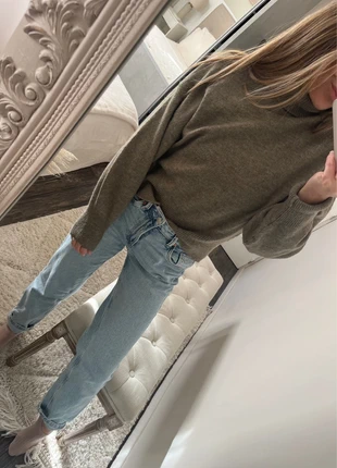 Pull H&M en laine kaki – Col roulé – Taille XS, brand: H&M, condizioni: Ottime, taglia: XS / IT 38 / EU 34, €8.50, €9.63 include la Protezione acquisti