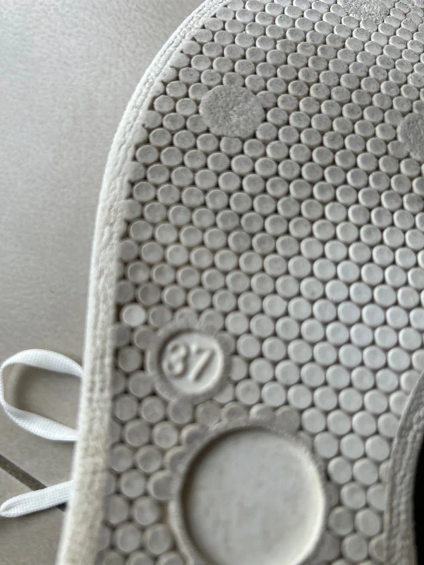 Ippon Vintage Baskets en cuir blanc ippon languette fourrure 37 - photo numéro 7