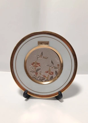 Piattino giapponese “The Art of Chokin” 24KT Gold – decorazione Samurai, merk: made in japan, staat: Als nieuw, € 16,00, € 17,50 inclusief Kopersbescherming