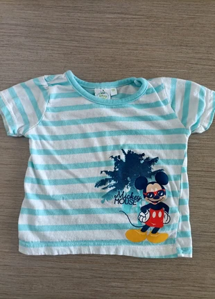 T-shirt bébé garçon Mickey Disney Baby, marque: Disney Baby, état: Très bon état, taille: 6-9 mois / 68 cm, 1,00 €, 1,75 € Protection acheteurs incluse