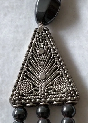 Magnifique collier triple rangs pierre grise neuf, condition: New without tags, €5.00, €5.95 includes Buyer Protection