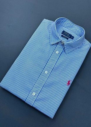 Chemise Ralph Lauren à rayures Bleu/Blanc - Taille M/12 Femme - Coupe Custom Fit - Comme neuf, marca: Ralph Lauren, estado: Muy bueno, tamaño: M / 38 / 10, 59,00 €, 62,65 € Protección al comprador Pro incluida