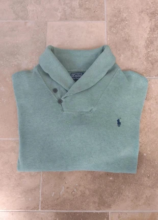 Magnifique pull col châle vert menthe logo marine L Ralph Lauren excellent état, marke: Ralph Lauren, zustand: Sehr gut, größe: L, 35,99 €, 38,49 € beinhaltet Vinted-Käuferschutz Pro