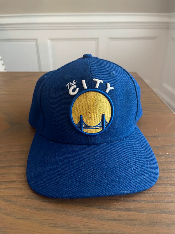 New Era Golden State Warriors Hat Cap Youth Strapback Blue The City 1