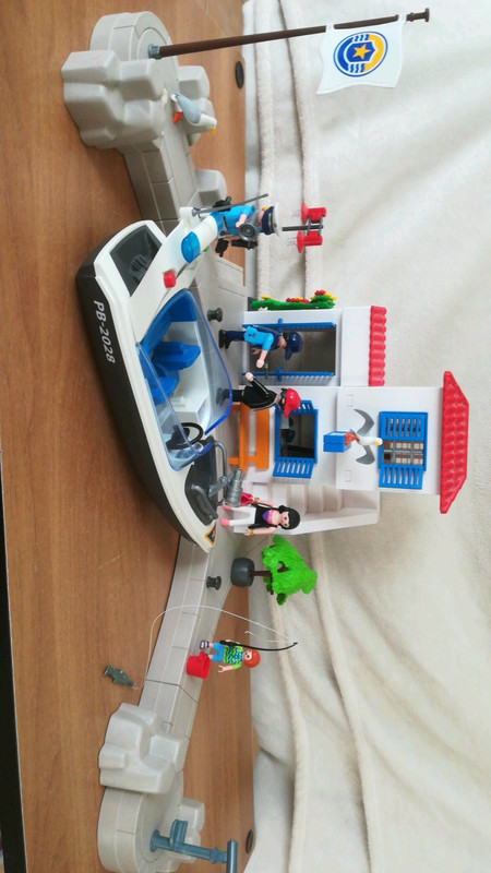 Playmobil 5128 Police du port et bateau rapide - Playmobil - Achat