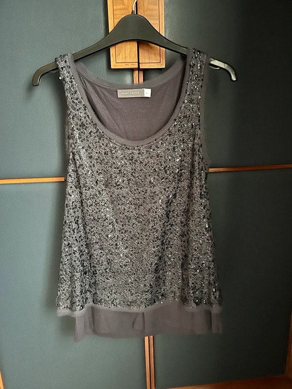 Mint Velvet sequin top Vinted