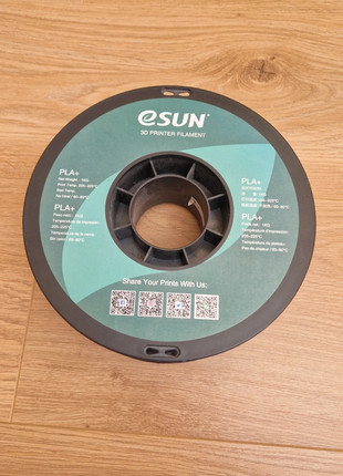 Grey eSUN PLA+ 3D Printer Filament, brand: eSUN, condition: Very good, £8.00, £9.10 includes Buyer Protection