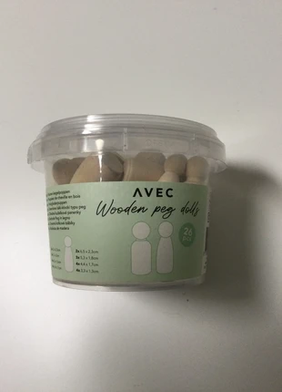 Wooden peg dolls, merk: Avec, staat: Nieuw, € 3,50, € 4,38 inclusief Kopersbescherming