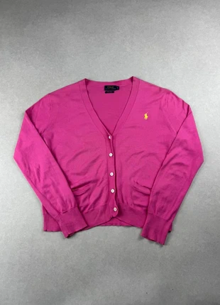 Gilet Rose à boutons Ralph Lauren logo brodé Jaune - Taille S - Excellent état, brand: Ralph Lauren, condition: Very good, size: S / 36 / 8, €40.00, €42.70 includes Buyer Protection