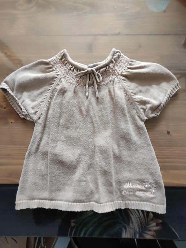 Robe pull b b fille