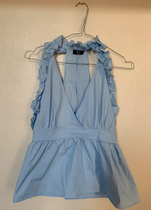 Top à volant XT Studio, merk: XT studio, staat: Nieuw zonder prijskaartje, maat: S / 36 / 8, € 14,00, € 15,40 inclusief Kopersbescherming