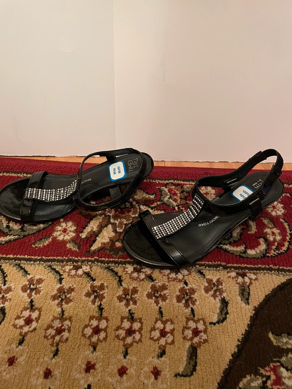 Black wedge Sandals 3