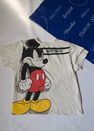 T-shirt garçon 4/ 5 ans Disney Mickey gris chiné, marca: Disney, estado: Muy bueno, tamaño: 5 años / 110 cm, 3,00 €, 3,85 € Protección al comprador Pro incluida