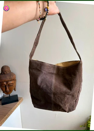 Sac à main et Porte monnaie Cuir croûte de porc Marron - LR, marque: LR, état: Neuf sans étiquette, 10,00 €, 11,20 € Protection acheteurs incluse