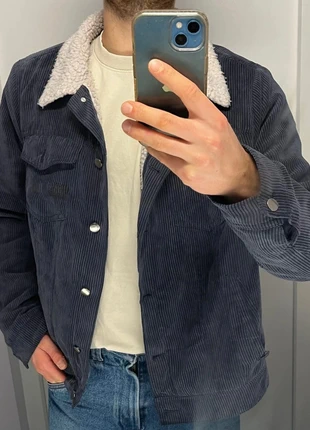 Veste en velours côtelé bleu marine rembourrée 💙, brand: Vintage Dressing, condition: Good, size: L, €24.00, €25.90 includes Buyer Protection