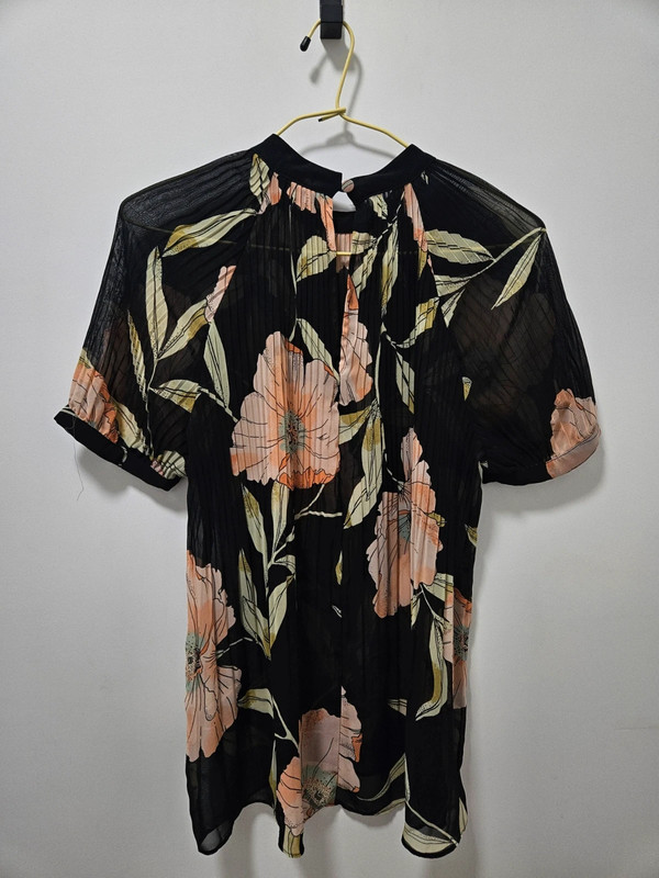 Blouse plissée river island fleuris 3