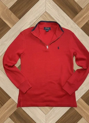 Pull/Sweat 1/4 Zip Ralph Lauren Rouge Homme Vintage Homme Streetwear - Taille S, marque: Ralph Lauren, état: Très bon état, taille: S, 39,99 €, 42,69 € Protection acheteurs incluse