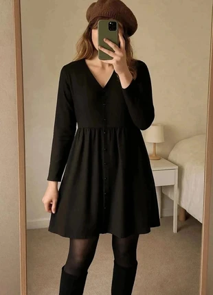 Robe noire coupe évasée babydoll Mademoiselle D Taille 34, marca: Mademoiselle D, estado: Muy bueno, tamaño: XS / 34 / 6, 45,00 €, 47,95 € Protección al comprador incluida