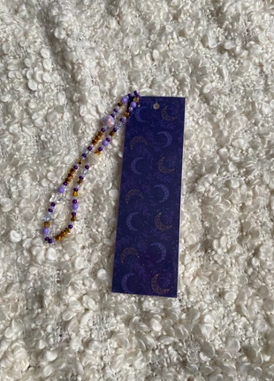 moon homemade book mark with beaded charm / marque page fait main avec chaîne en perle, marque: Fait Main, état: Neuf sans étiquette, 4,00 €, 4,90 € Protection acheteurs incluse