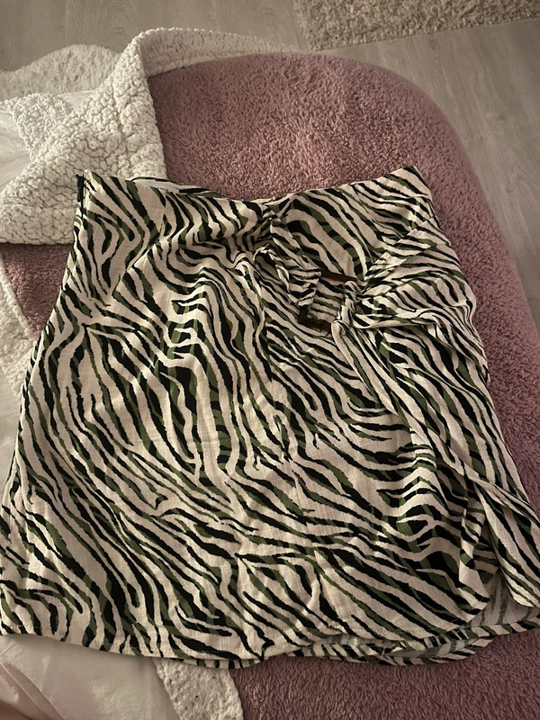 Jupe zebre zara hot sale