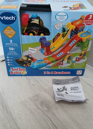 Vtech toet toet 3 in 1 racebaan, merk: VTech, staat: Heel goed, maat: 12-18 maanden / 80 cm, € 12,00, € 13,30 inclusief Kopersbescherming